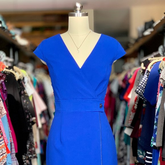 Calvin Klein Dresses & Skirts - Calvin Klein Royal/Sapphire Blue Sheath Dress